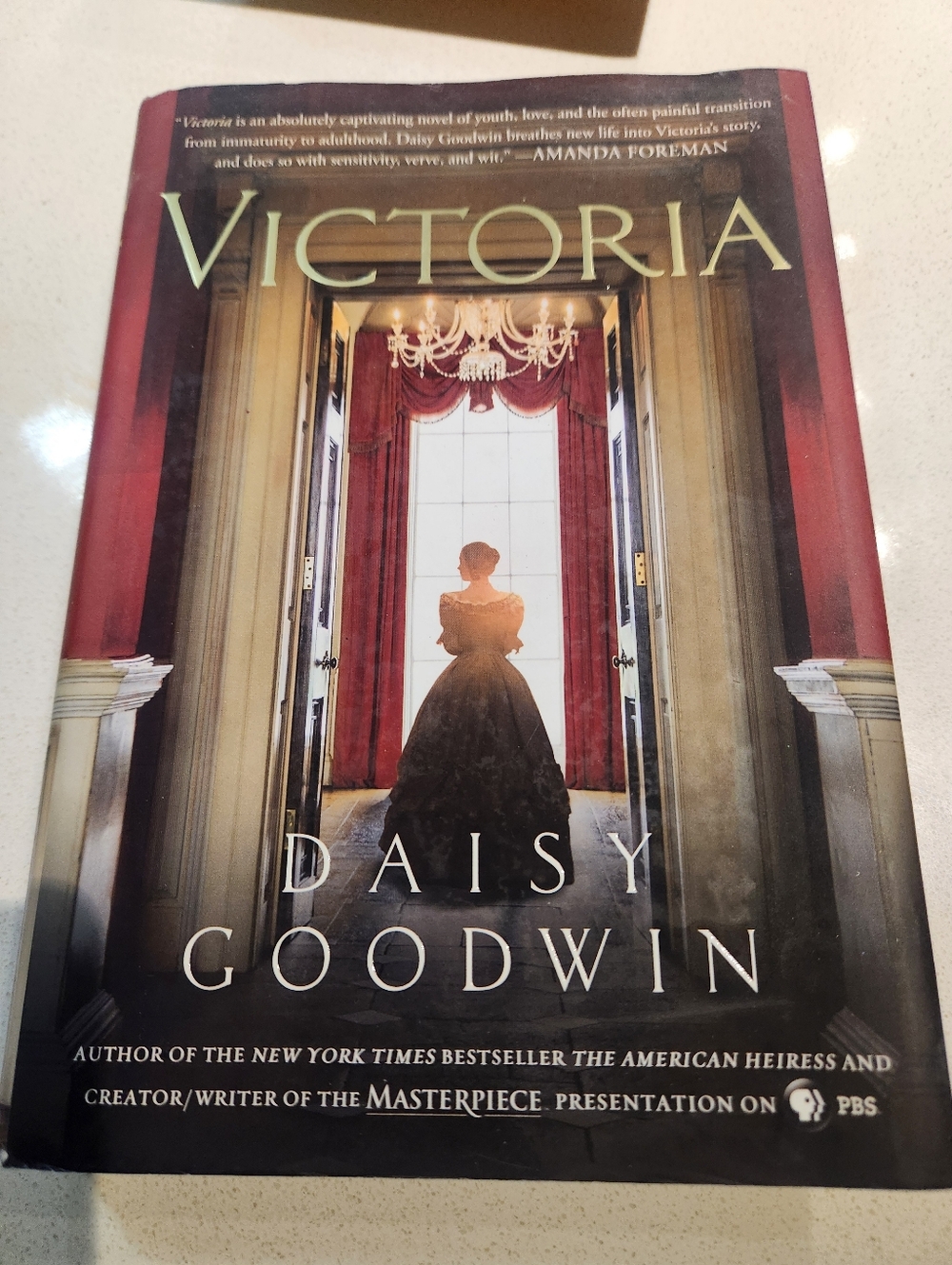 Victoria by Daisy Goodwin - Red & Gold Hardcover/Trade Paperback